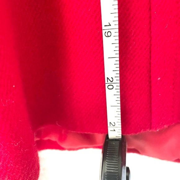 Women's Notched Lapel Double Breasted Pea Coat - Picture 6 of 7